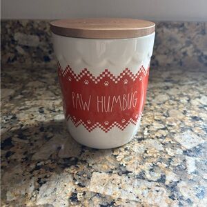 Rae Dunn Artisan Collection Paw Humbug Treat Jar